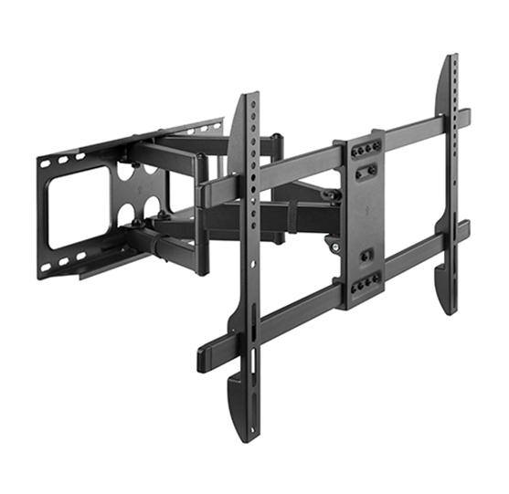 Gembird WM-80RT-02 - mounting kit - Rotate & Tilt - for LCD TV - fine texture black - Maks 60 kg - Maks størrelse 80"