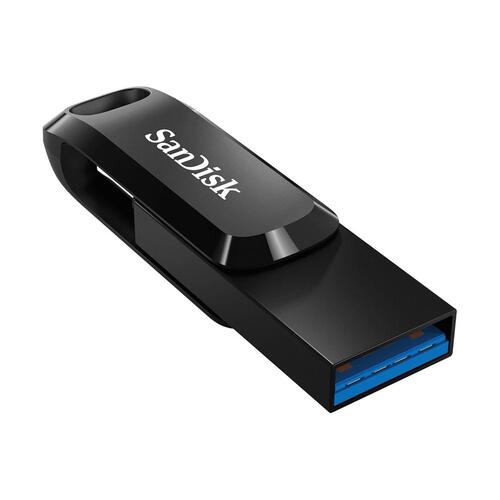 USB stik SanDisk Ultra Dual Drive Go 32 GB – USB-C og USB-A, 3.2 Gen 1, sort