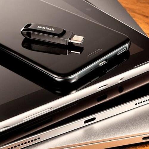 USB stik SanDisk Ultra Dual Drive Go 32 GB – USB-C og USB-A, 3.2 Gen 1, sort