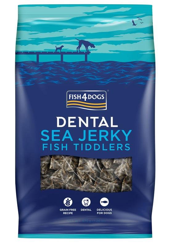 Hundegodbidder FISH4DOGS Dental Sea Jerky Fish Tiddlers 575 g