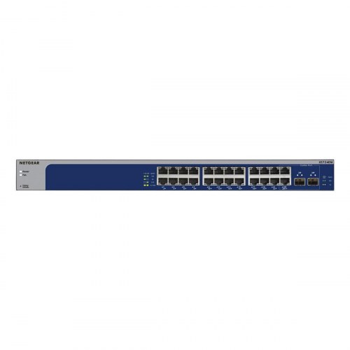 Netgear XS724EM-200EUS - 24-port netværksswitch, blå/grå