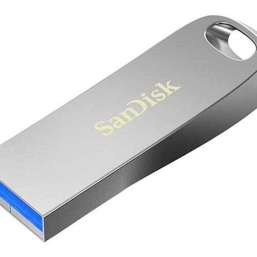 USB stik SanDisk Ultra Luxe 256 GB USB-A 3.2 Gen 1 – sølv