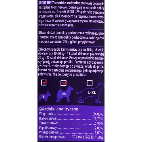 Hundegodbidder MACED Sport Up! oksekød – 300 g