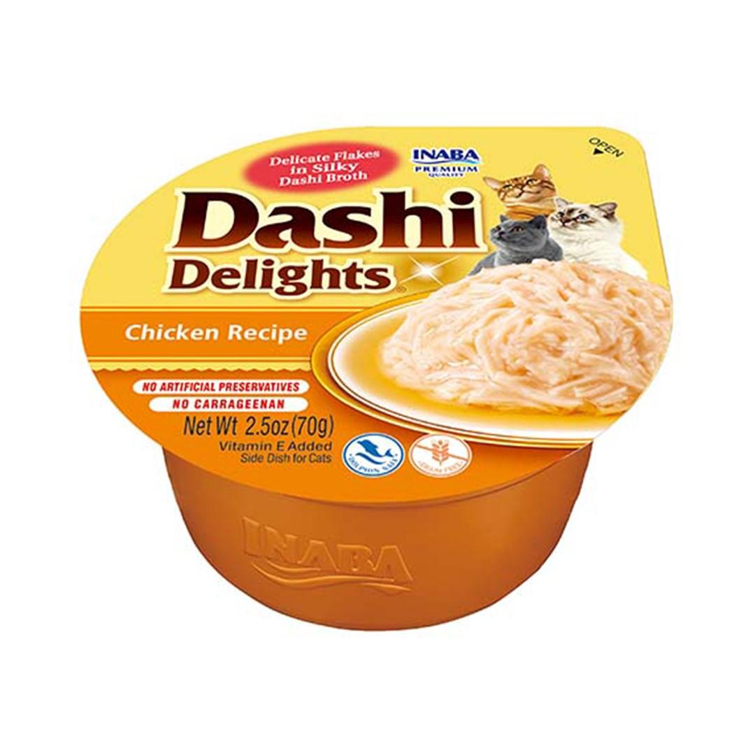 Kattegodbid – INABA Dashi Delights kylling i bouillon, 70 g