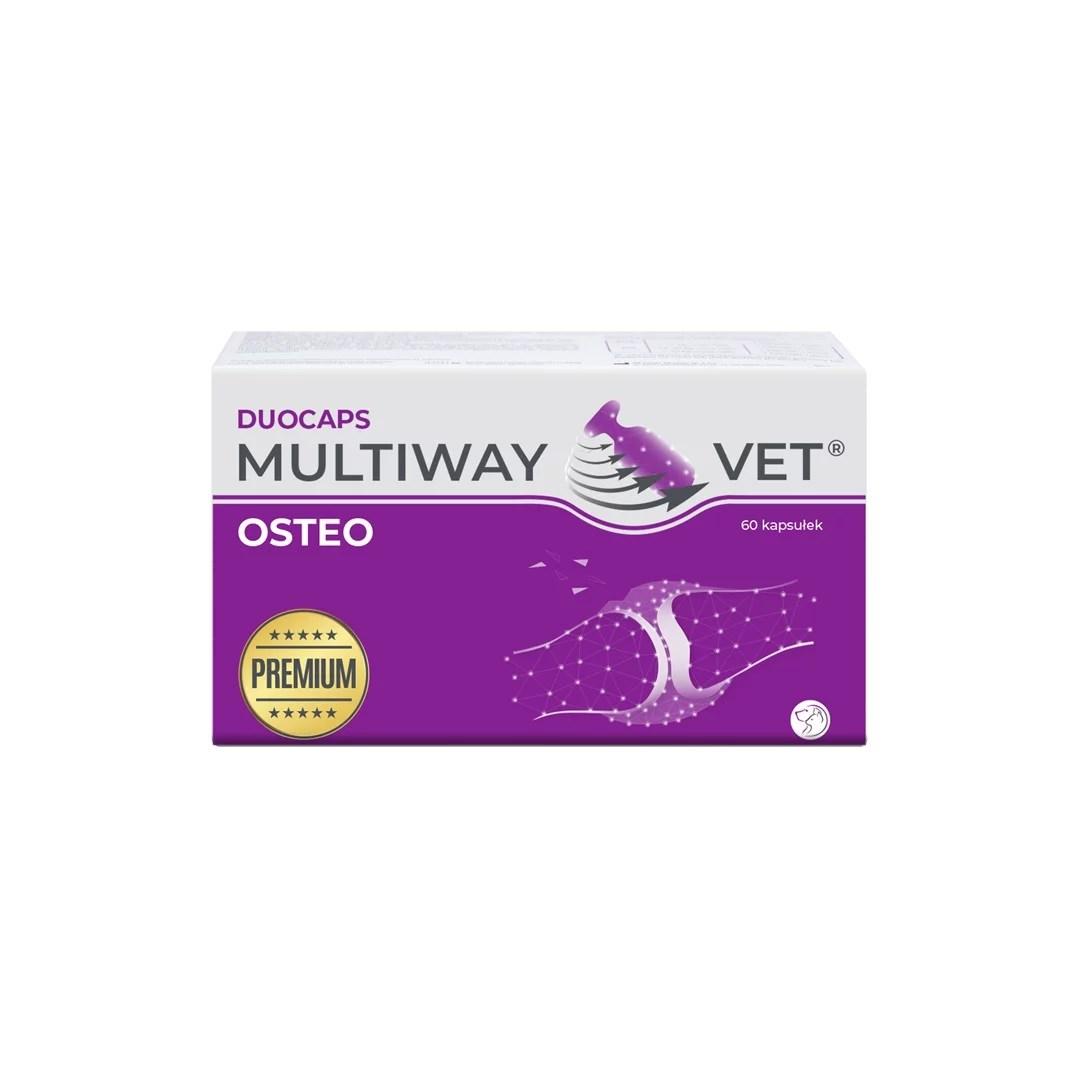 Kosttilskud til led – JM Sante Multiway Vet Duocaps Osteo, twist-off kapsler til hunde og katte, 60 stk.