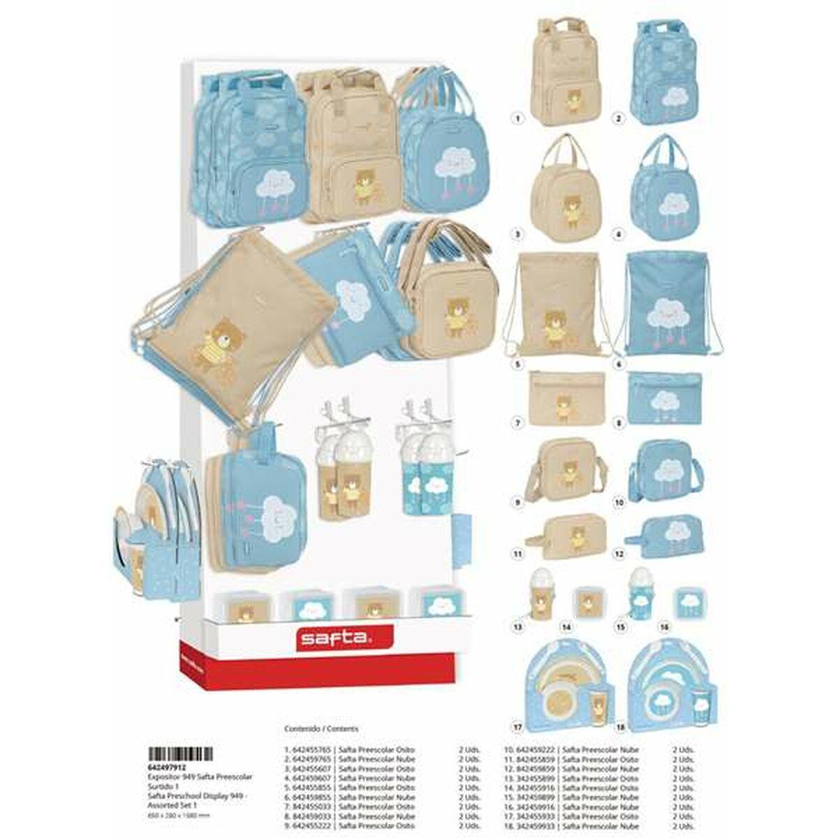 Safta skolesæt med køletaske - assorterede designs