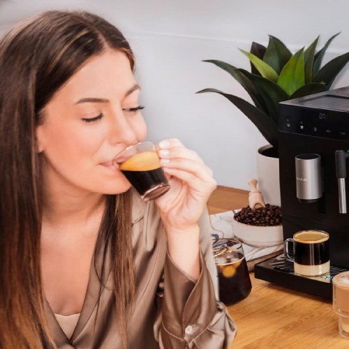 Kaffemaskine fuldautomatisk Cremmaet Compact Steam 1350 W 19 bar - sort