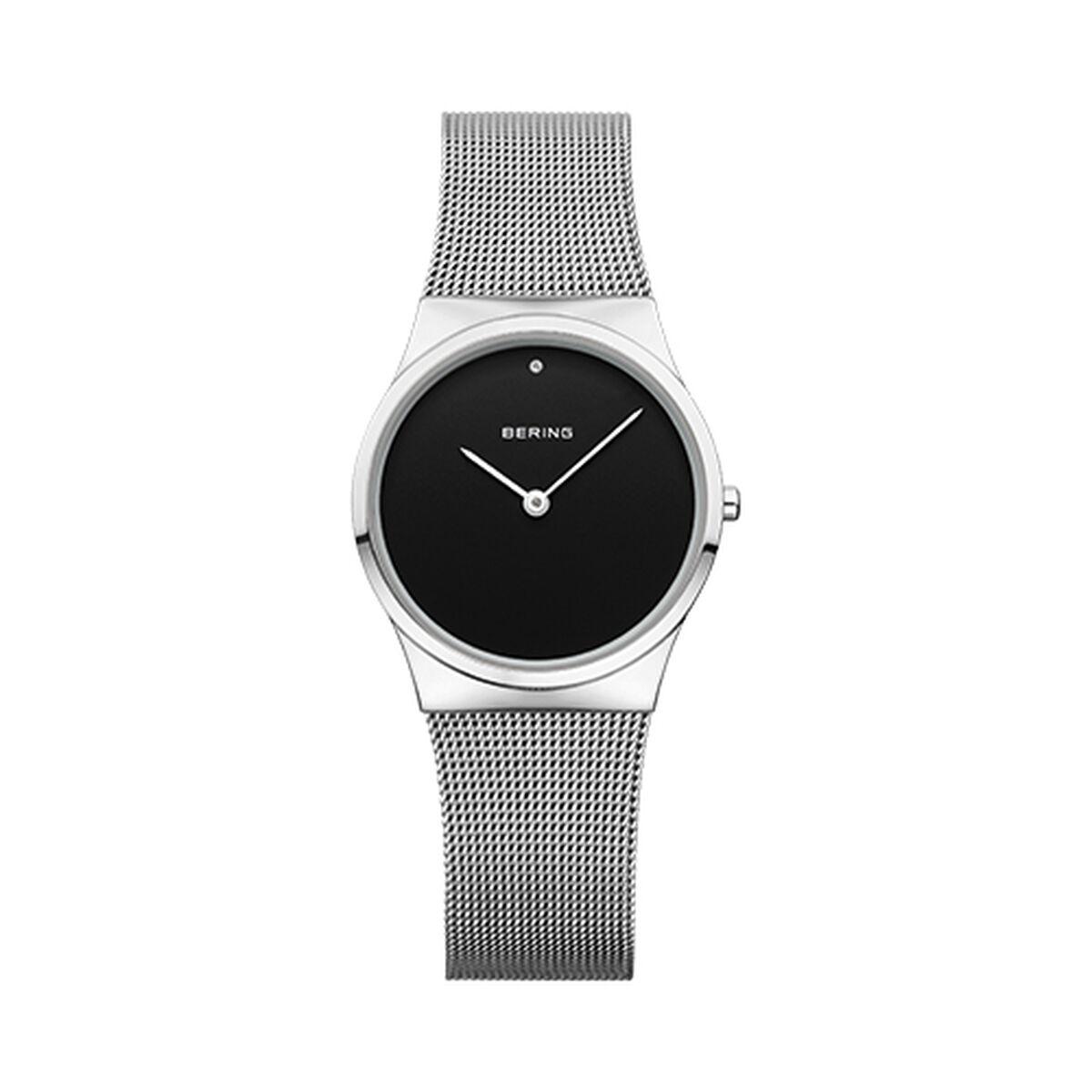 Dameur Bering 30 mm - rustfrit stål, sort skive