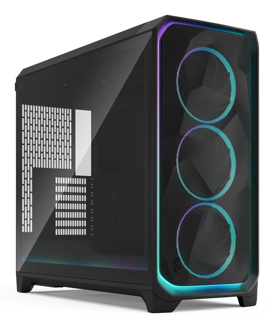 PC kabinet Fractal Design Meshify 3 XL Ambience Pro RGB – Black TG Light Tint billede