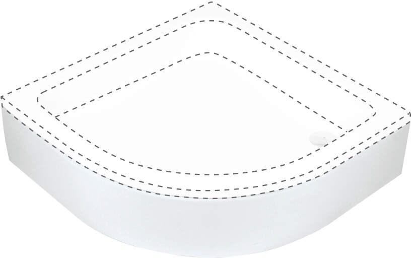 Brusekar-front, halvrund 80 cm - deante
