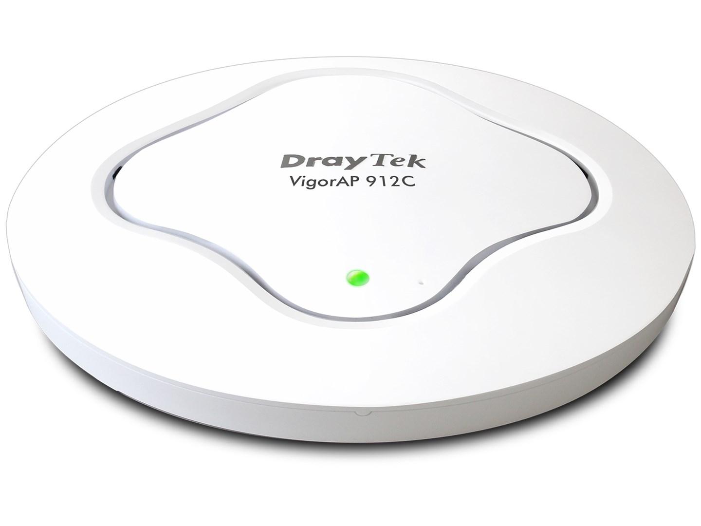 WiFi access point DrayTek VigorAP 912C - dual‑band AC1200