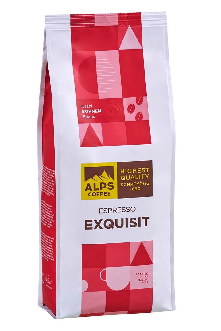 Espressokaffe Alps Coffee Exquisit – hele bønner 1.000 g