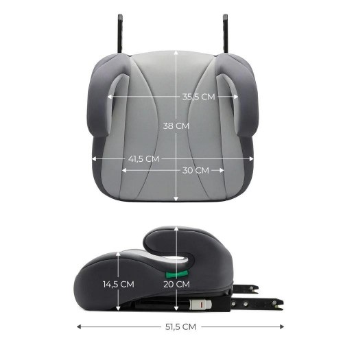 Autostol selepude ISOFIX – Kinderkraft I-BOOST i-Size, grå