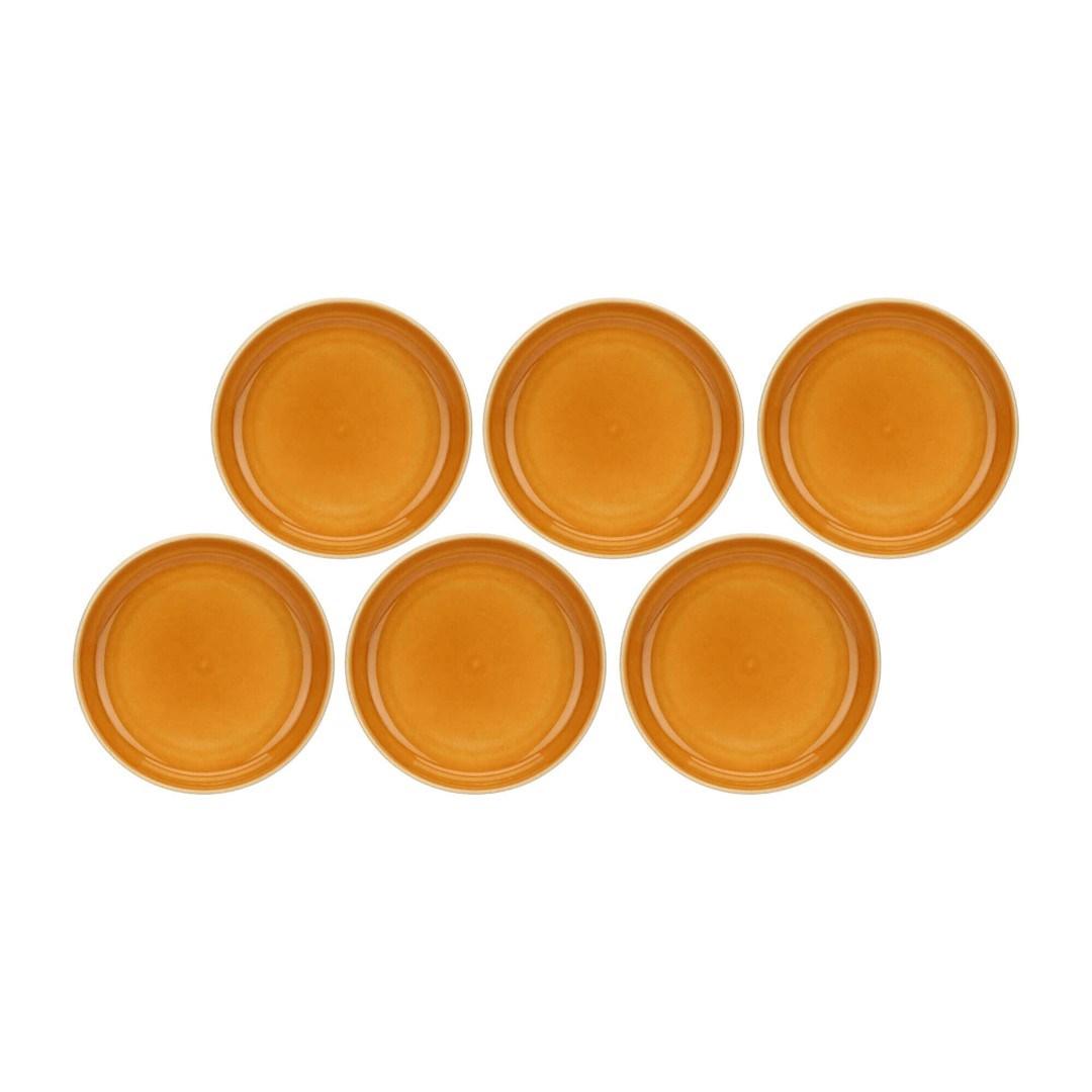 Suppe tallerkener sæt 6 stk – Rose&Tulipani, orange