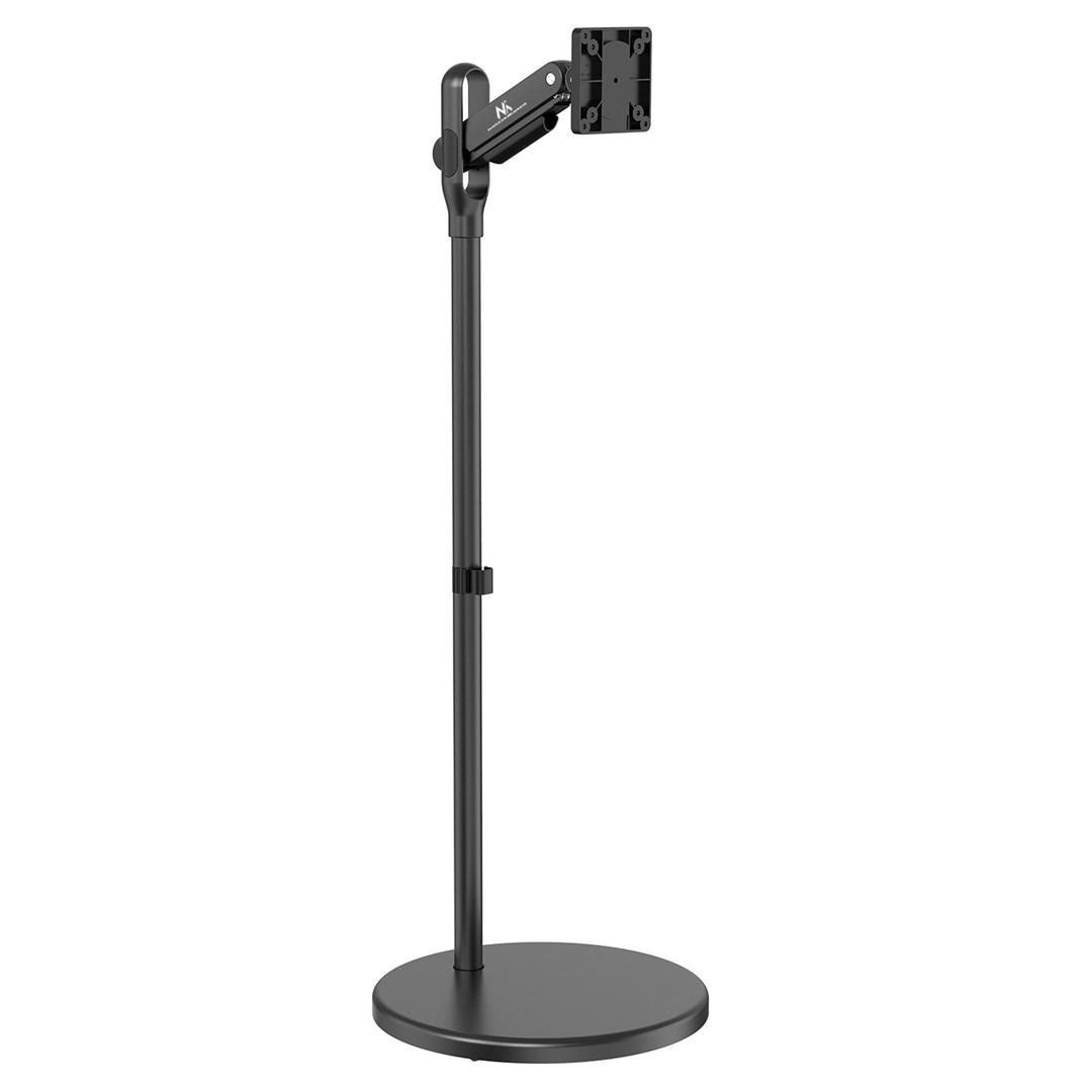 Skærmholder gulvstativ Maclean med gasfjeder, 17-35", 2-10 kg, sort (MC-970W)