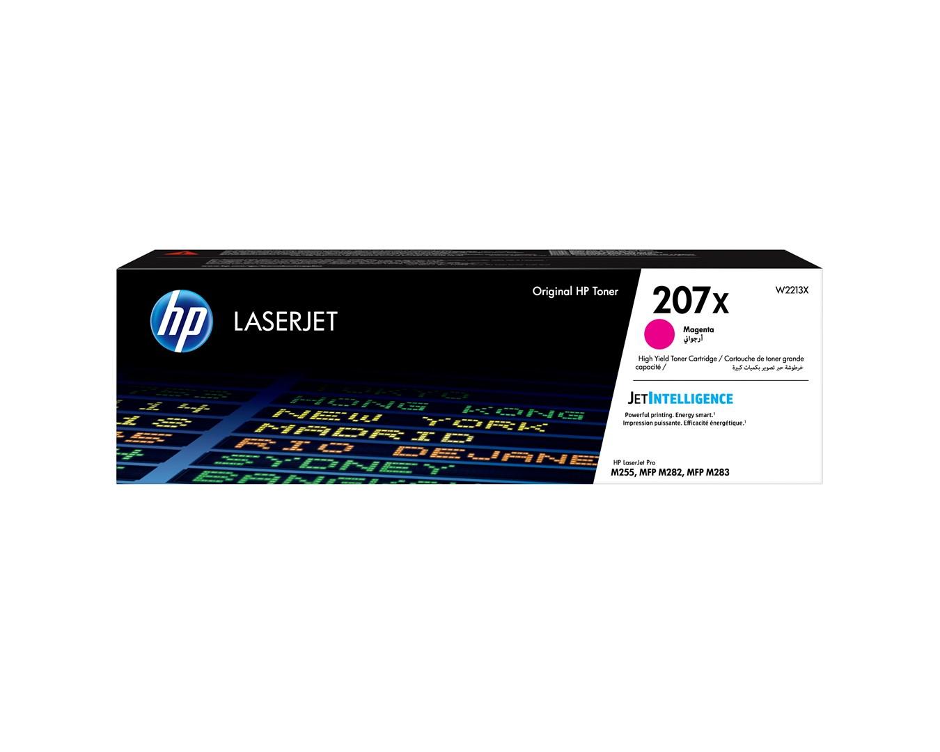 Toner til laserprinter HP 207X magenta - høj kapacitet