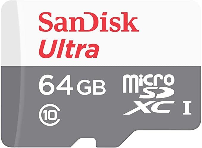Hukommelseskort SanDisk Ultra microSDXC 64 GB Class 10 (U1) billede