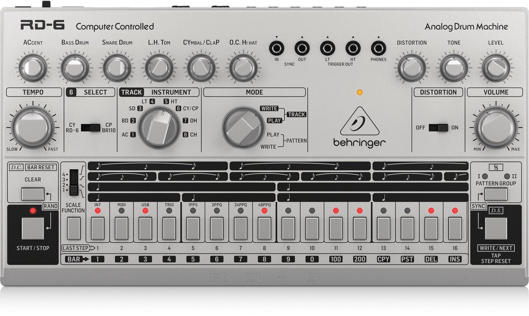Behringer RD-6-SR, DC, 2 W, 9 V, 0,67 A, 305 mm, 165 mm
