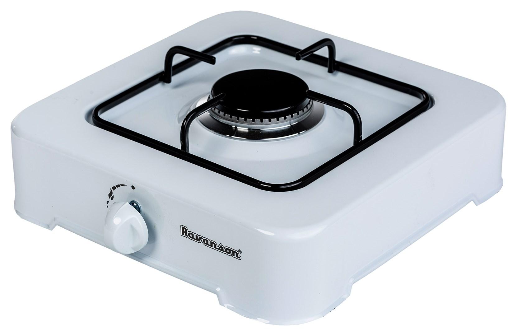 Gasblus Ravanson K-01T - hvid, 1 kogezone