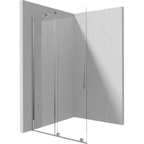Brusevæg med skydedør 80 cm - deante