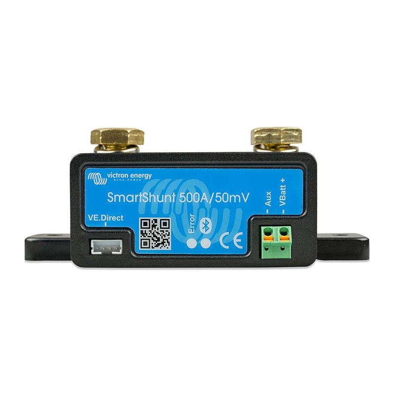 Strømsensor shunt SmartShunt 500 A / 50 mV