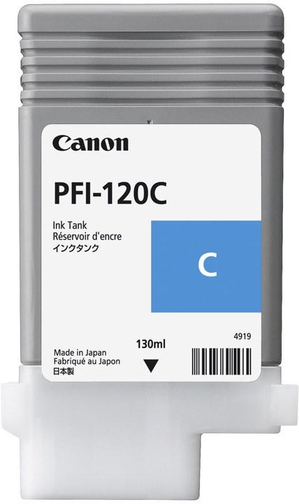 Blækpatron cyan Canon PFI-120C, 130 ml - original