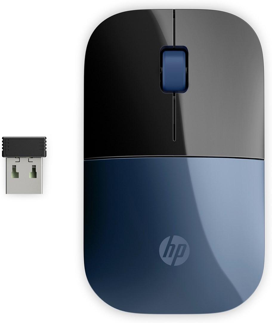 Trådløs mus HP Z3700 - sort/blå, 2,4 GHz billede