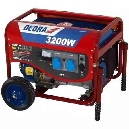 DEDRA DEGB3600K, 2800 W, 230 V, 15 L, Benzin, Vejledning, 50000 Hz