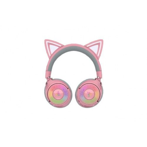 Gaming headset Razer Kraken Kitty V3 Pro – trådløs/ledning, pink (Quartz)