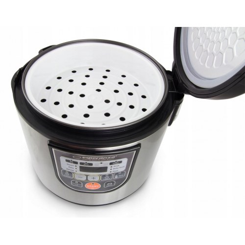 Multicooker 5 l – Esperanza EKG011, 860 W, sort/rustfrit stål
