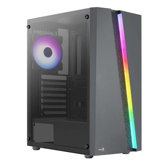 PC kabinet Aerocool Blade Midi Tower - sort billede