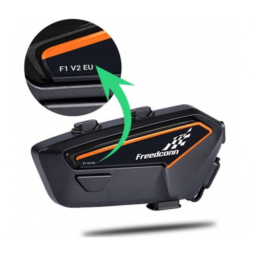 Motorcykel intercom – FreedConn F1 V2 EU (Bluetooth 5.2)