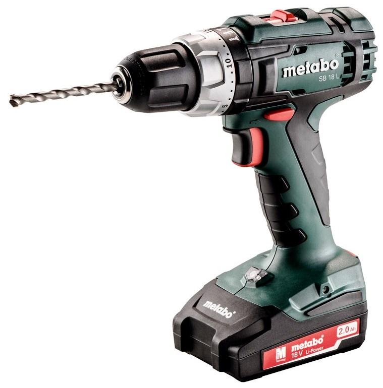 Boremaskine med slag 18V - Metabo SB 18 L, nøgleløs, 1,6 kg