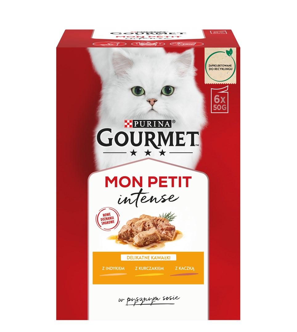 Våd kattemad Purina Gourmet Mon Petit Fjerkræ Mix 6 x 50 g