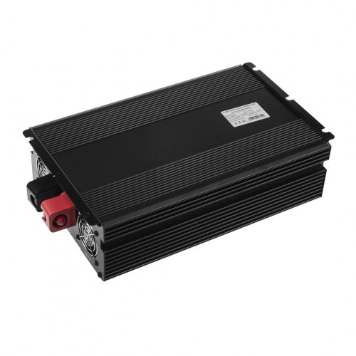 Strøminverter bil 12V til 230V 2000 W - Green Cell, sort