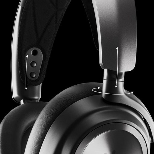 Gaming headset SteelSeries Arctis Nova Pro Wireless – sort