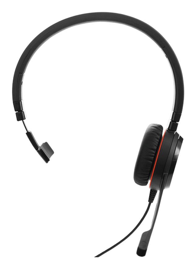Headset med mikrofon Jabra Evolve 30 II – kablet, USB-C/USB-A, sort (mono) billede