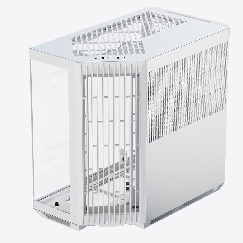 PC kabinet APNX V1 Midi Tower - hvid billede