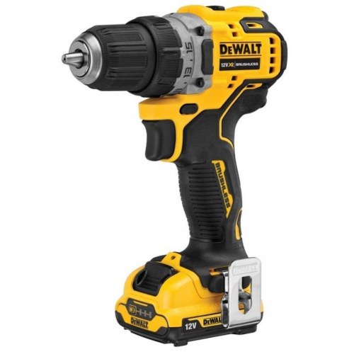 Skruemaskine DeWALT DCD701D2 12V XR - 2x 2,0 Ah, TSTAK (sort/gul)