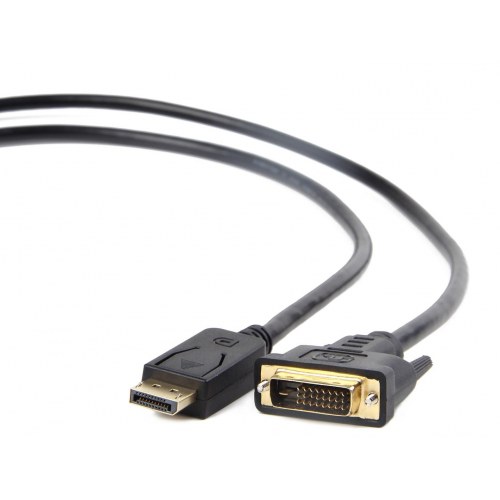 DisplayPort til DVI kabel 1,8 m – Gembird, sort
