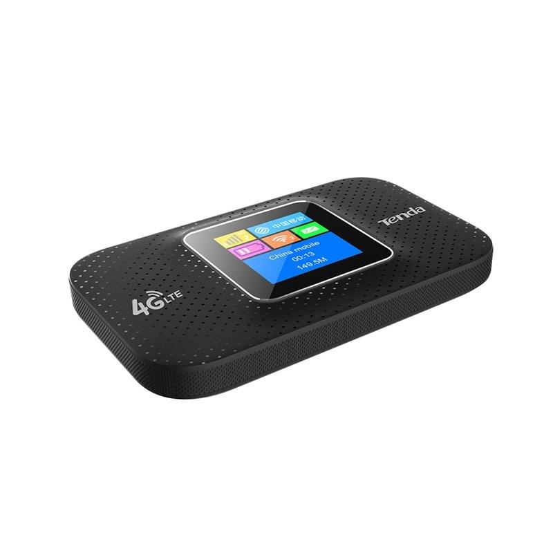 Mobilt 4G WiFi-router – Tenda 4G185, single-band 2,4 GHz, sort