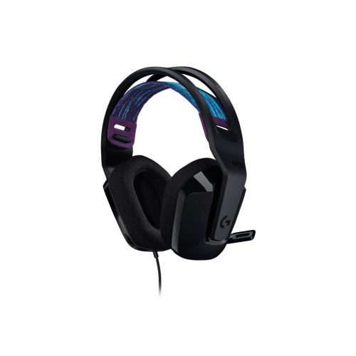 Gaming headset Logitech G335 med kabel – sort
