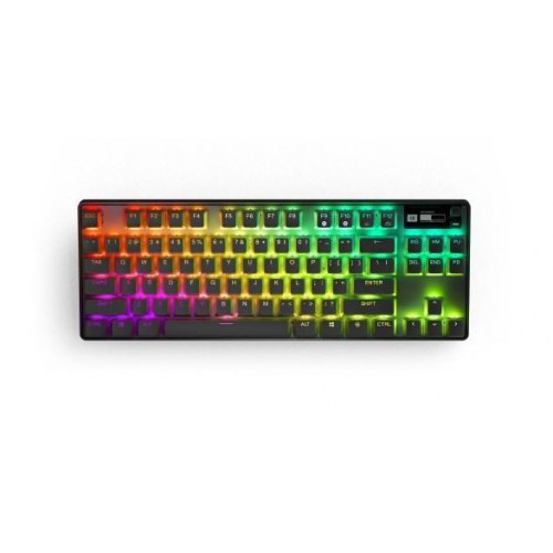 Gaming tastatur SteelSeries Apex Pro TKL (2023) – trådløst, RGB, sort, US