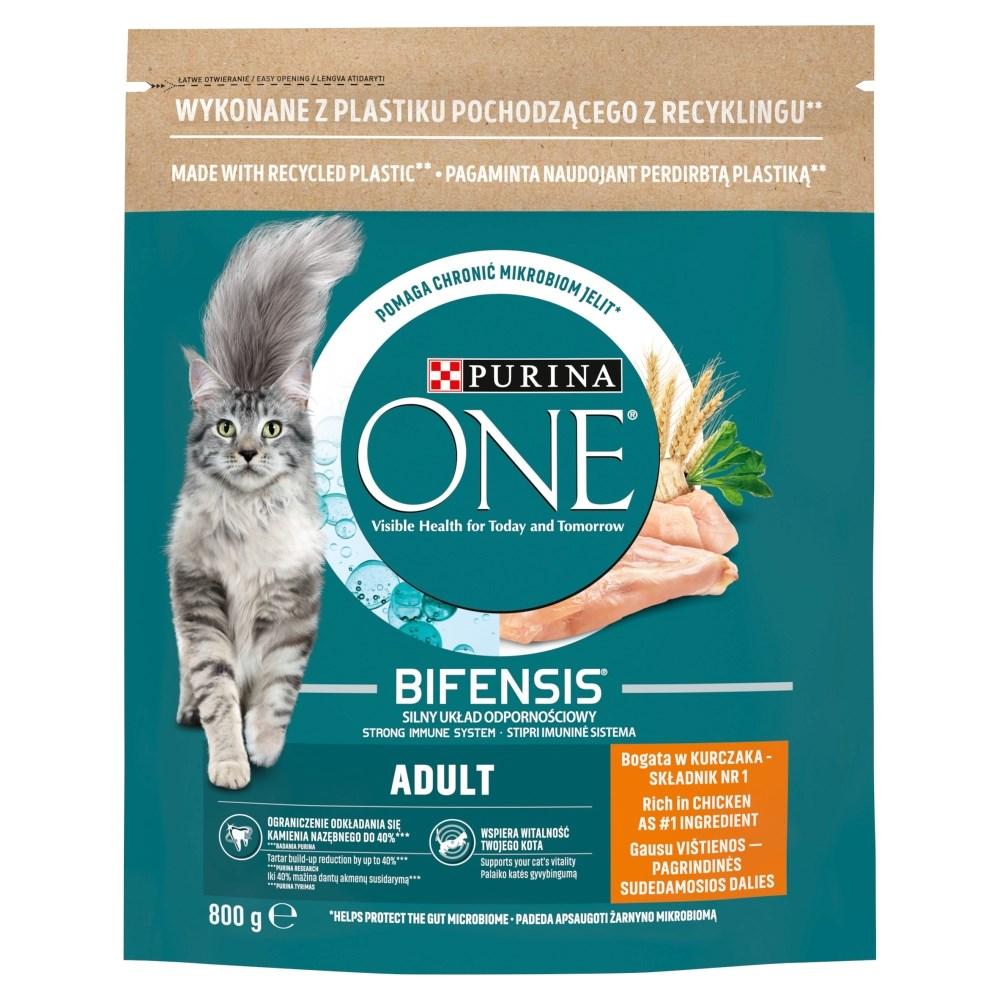 Kattemad tørfoder Purina One Bifensis Adult – kylling, 800 g