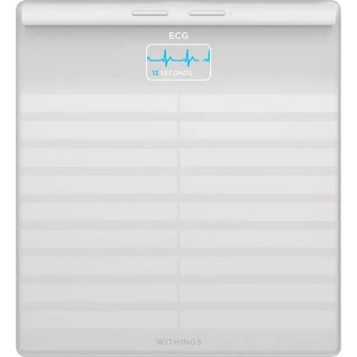 Personvægt med kropsanalyse – Withings Body Scan, kvadratisk, hvid