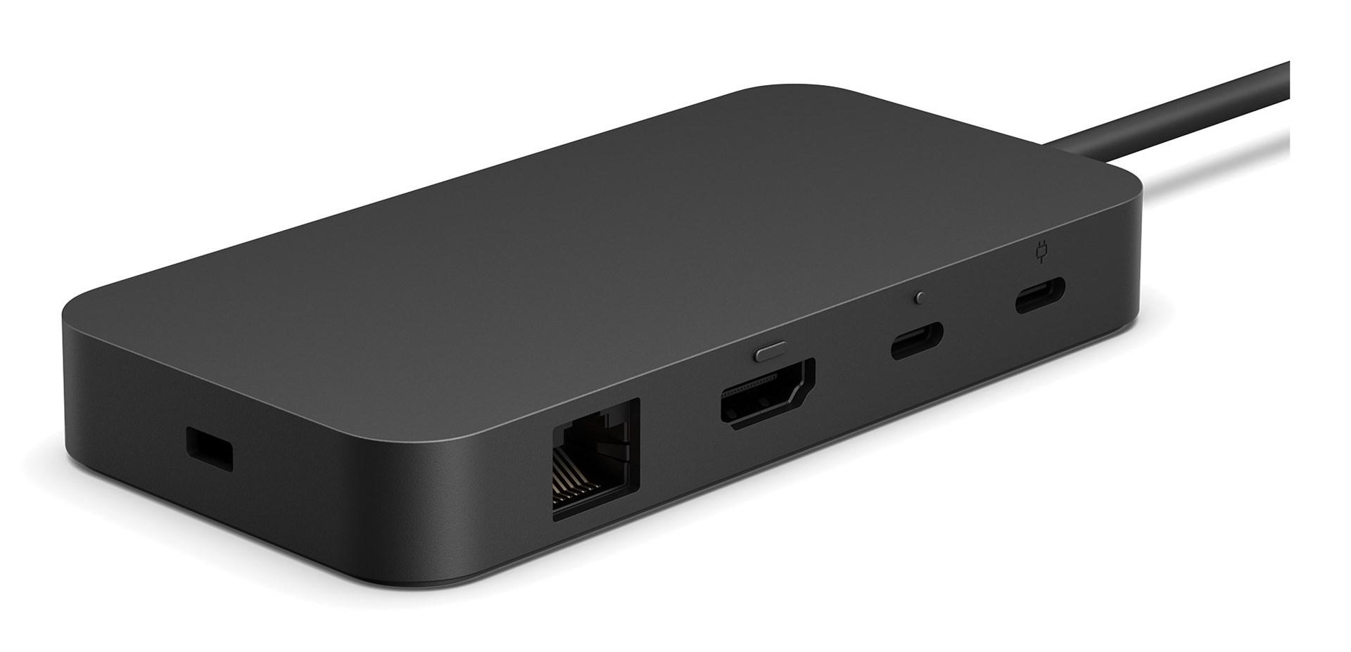 USB4 dockingstation Microsoft Surface - kablet, sort billede