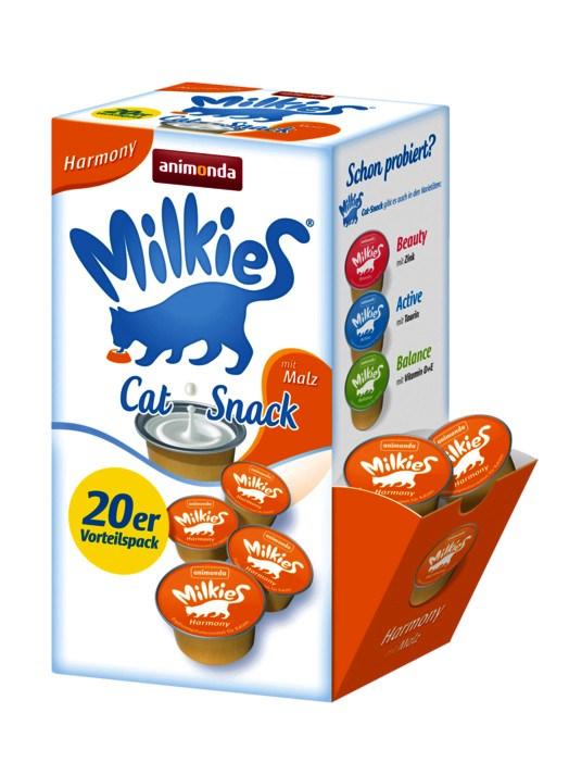 Kattesnack med mælk – animonda Milkies Harmony 20×15 g