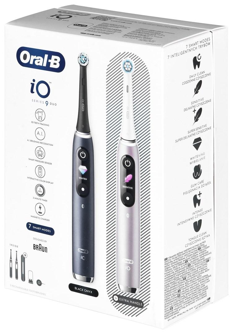 Elektrisk tandbørste Oral-B iO Series 9 Duo Black Onyx & Rose Quartz
