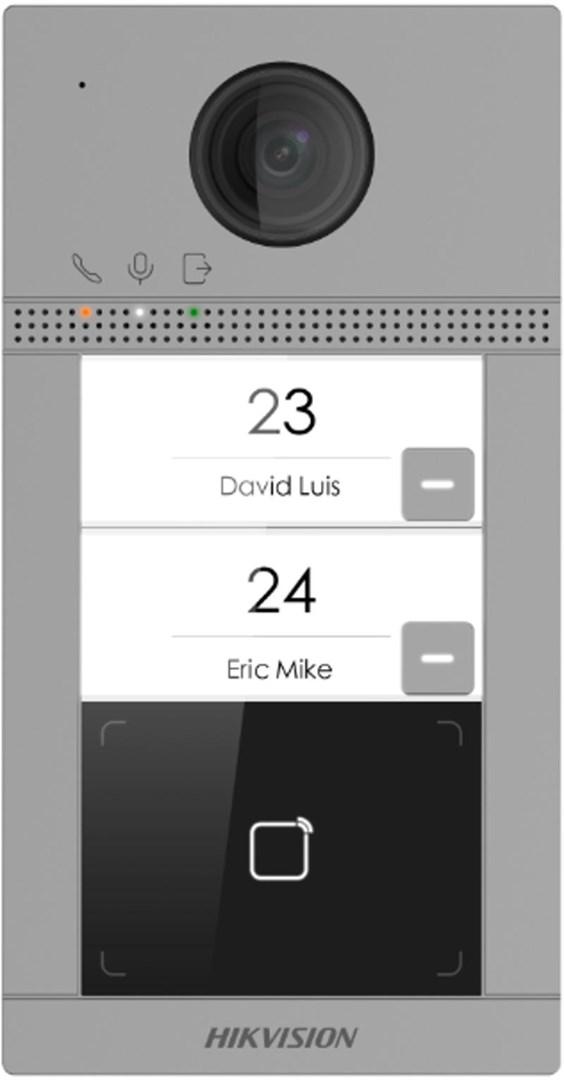 Dørtelefon med kamera – Hikvision DS-KV8213-WME1(C) / indbygning