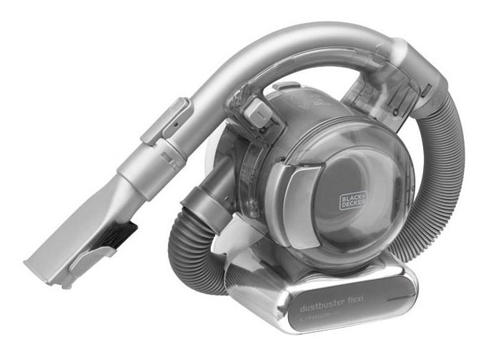 Håndstøvsuger Black & Decker PD1820LF - posefri, sort/krom billede